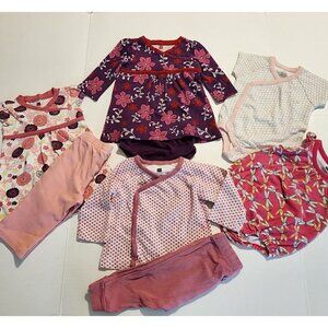 Tea Collection baby girl bundle 6-9-12 months spring summer top dress bubble rom
